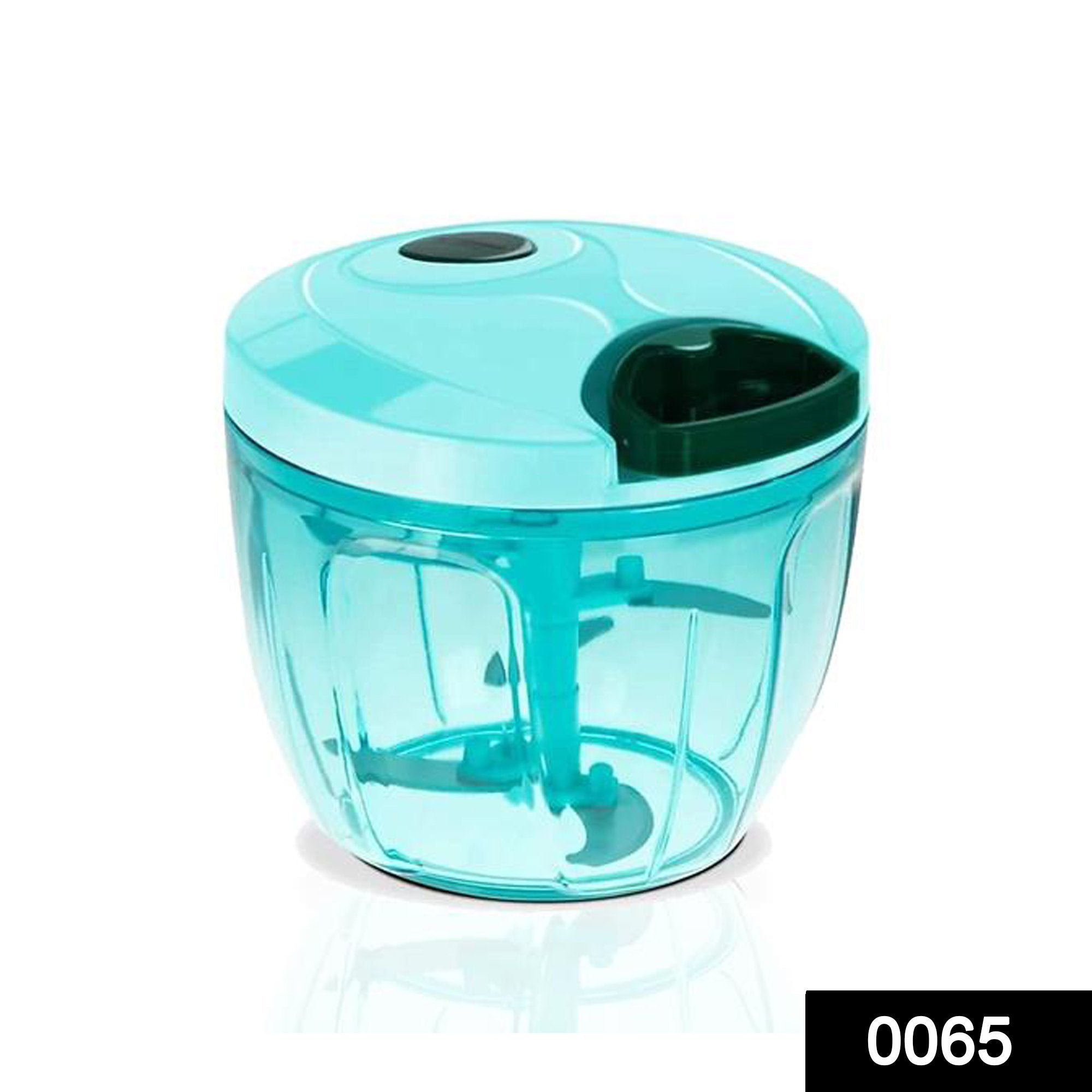 0065 Manual Stainless Steel Compact Extra Sharp Hand Held Vegetable Chopper/Slicer with 5 Blades (750 ml) - SkyShopy 0065 Manual Stainless Steel Compact Extra Sharp Hand Held Vegetable Chopper/Slicer with 5 Blades (750 ml) - SkyShopy